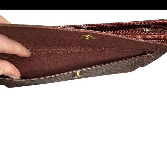 Talbots Brown Crossbody Bag with Gold Hardware - Picture 11 of 15